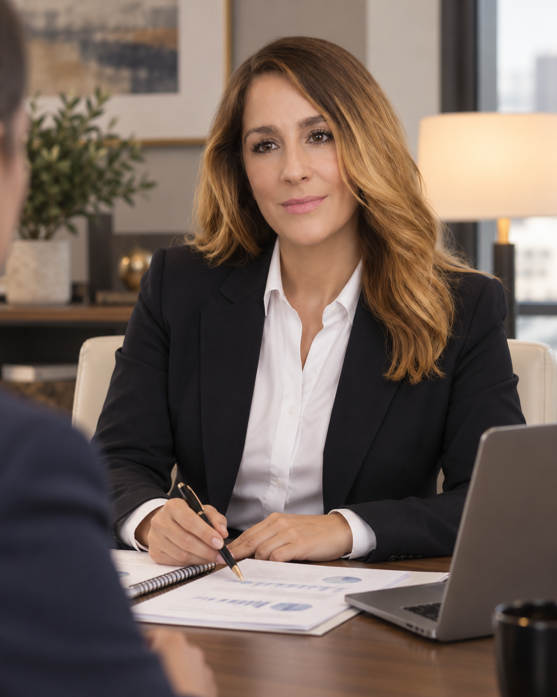 Christina Nortman in the office